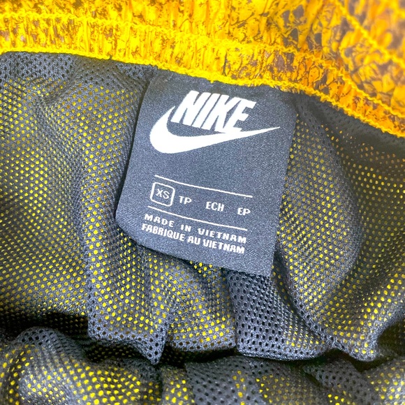 Nike Yellow Snakeskin Track Pants Size Extra Small - Picture 5 of 7